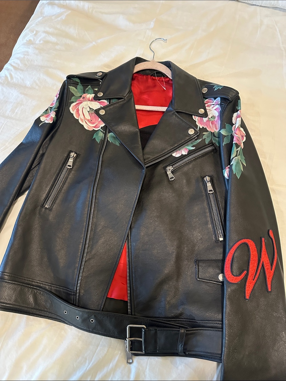 GUCCI MENS SIZE US size LARGE black motorcycle leather jacket - Picture 7 of 17